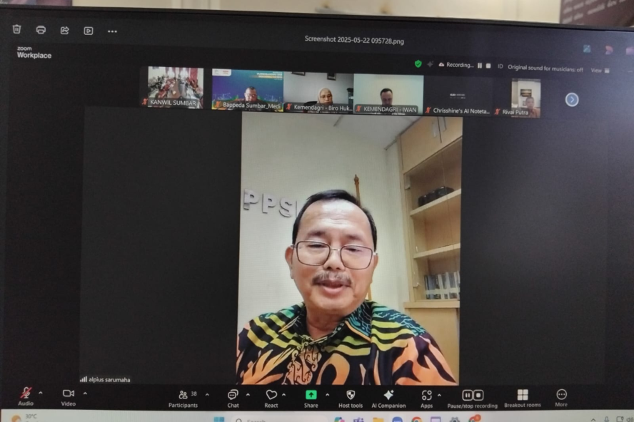 Kemenkum Sumbar Gelar Rapat Koordinasi Terbatas Raperda Tentang RPJMD Tahun 2025 - 2029